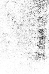 Monochrome Abstract Grunge Texture Overlay, Black and White Distressed Surface Background Vector