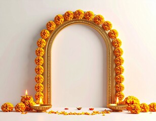 diwali arch mockup