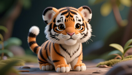 Cartoon 12 zodiac animal IP image mascot holiday illustration