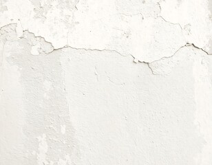 Obraz premium Aged, weathered white wall