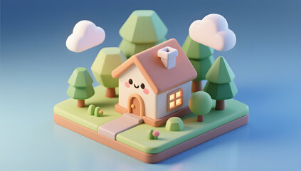 Fairytale-like tranquil country house