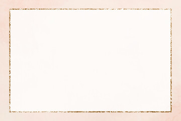 Fototapeta premium Png glittery gold rectangle frame, remix from artworks by Samuel Jessurun de Mesquita