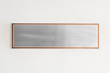 Sign png mockup in rectangle wooden plate