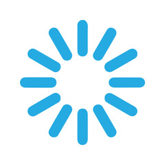 Blue Loading Spinner Icon