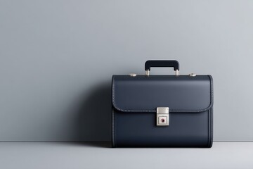 Clean Professional Work Icon with Navy Briefcase Design
