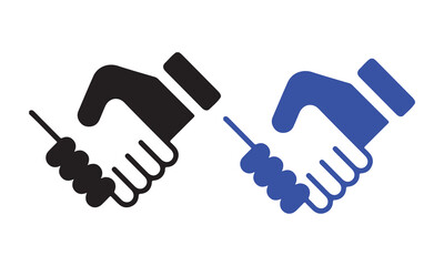 handshake icon vector illustration