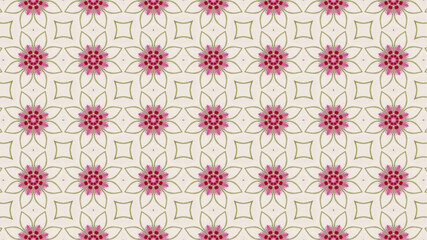 Floral Great pattern design for textile, stationery, and wallpaper.