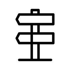 Directional Panels Icon Vector Symbol Design Illustration