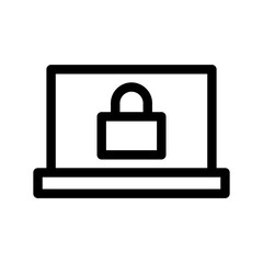 Cyber Security Icon Vector Symbol Design Illustration