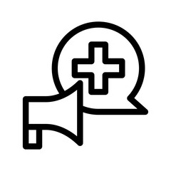 Fototapeta premium Campaign Icon Vector Symbol Design Illustration