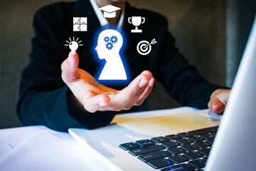 Digital knowledge innovative learning for education, technology, and online courses. This simple,...