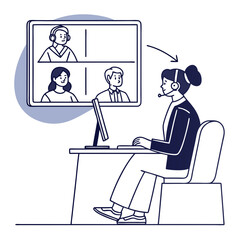 Video Conference Concept