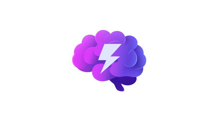 Vivid brain art promotes Alzheimer's awareness, created with AI, PNG