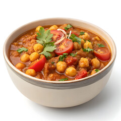 A hearty and flavorful North Indian curry made with chickpeas simmered in spicy tomato-onion gravy,