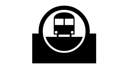 Shopping bag vector illustration and transport service symbols with car and truck icons