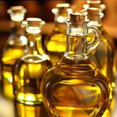 olive oil in a bottle