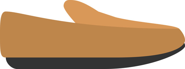 Stylish Loafer Shoe Vector