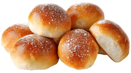 Sweet buns with sesame seed