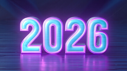 2026数字霓虹灯