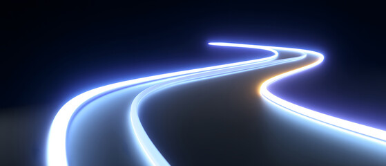 Minimalist technology line background creative design