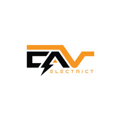 EAV Electric Logo Design – Modern Power and Energy Branding