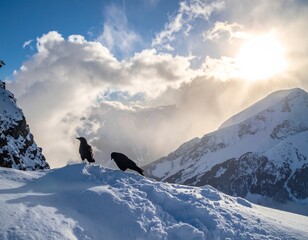 snow and crow