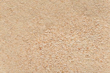 Abstract background texture of roasted rice powder, local ingredient of Thai traditional food