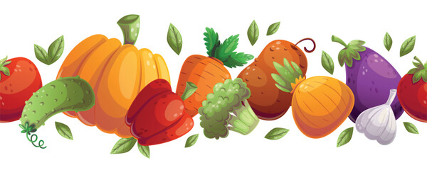 A colorful collection of fresh vegetables and herbs, great for healthy cooking and flavorful recipes