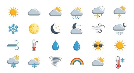 Weather Icons Collection.