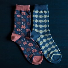 Petals & Patterns - A Sock Symphony of Nature and Geometry