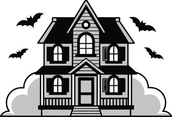 Halloween Day Celebration Illustration Design. Spooky Halloween Day Creative Artwork. Halloween Day Holiday Illustration Design. Haunted Halloween Day Festival Artwork. Halloween Day Party art Design