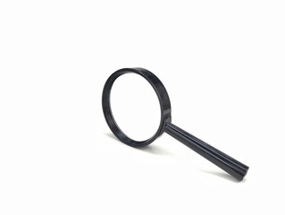 Magnifier glass isolated on white background 