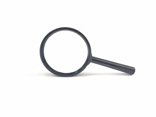 Magnifier glass isolated on white background 