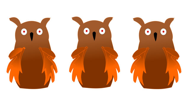 owl vector illustration 