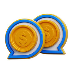 Business Chat 3D Icon