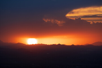 Arizona Sunset from South Mountain