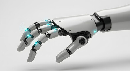 Artificial Intelligence Robot Hand Technology Future Interface Design