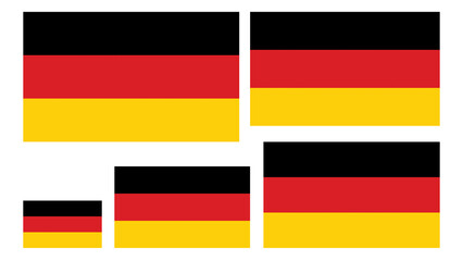 Germany Flag PNG – Transparent Background in All Sizes