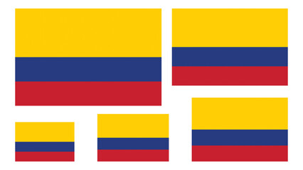 Colombia Flag PNG – Transparent Background in All Sizes