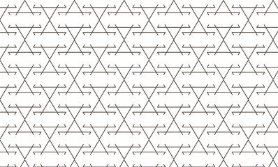 Fototapeta premium Elegant Geometric Diamond Pattern Vector Design A Sophisticated Textile Print with Intersecting Lines for Backgrounds and Creative Projects