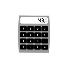 simple calculator icon vectors illustration