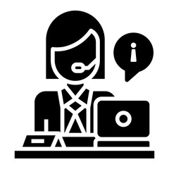 secretary Solid icon