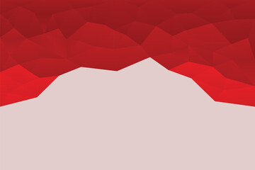 Abstract polygon backgound red geometric pattern vector template monochrome illustration wallpaper backdrop web banner poster
