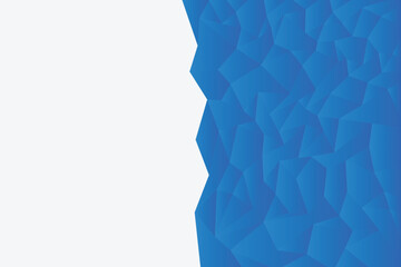 Abstract polygon backgound blue monochrome geometric pattern vector illustration template wallpaper backdrop web banner poster
