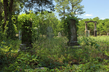 Historic Cemetery in Rural East TX Troup City Cemetery