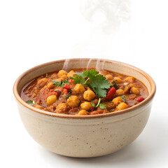 A hearty and flavorful North Indian curry made with chickpeas simmered in spicy tomato-onion gravy,
