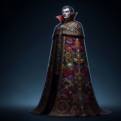 Vampire with Ornate Cloak