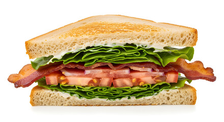 A mouthwatering sandwich featuring fresh ingredients, a delicious meal on its own. It's the perfect lunch.
