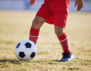 サッカー足元