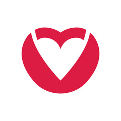 Creative and Modern Heart Shape Build and happy your relationship. 